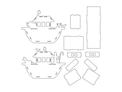 Noahs Ark dxf File