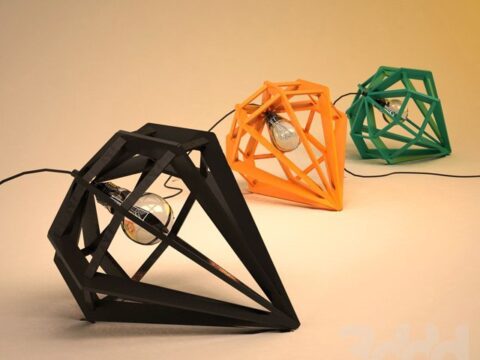 Lamp Vector drawing for CNC Free Vector