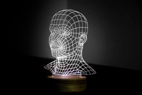 3D Night Light Free Vector