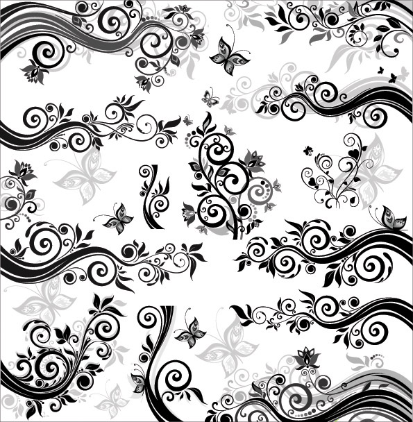 Fashion Floral Pattern Free Vector