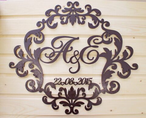 Laser Cut Decorative Wedding Invitations Souvenirs Free Vector