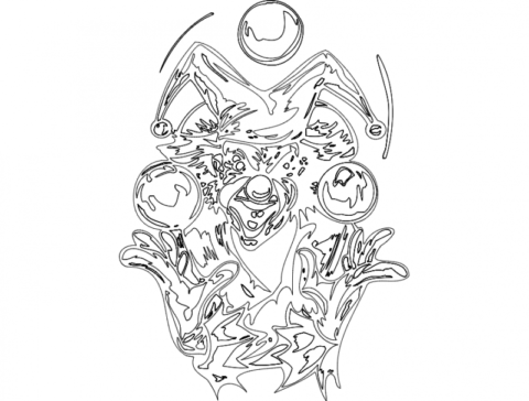 Clown 019 Full dxf File