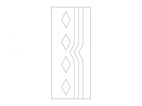 Mdf Door Design 23 dxf File