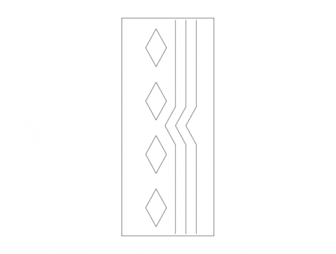 Mdf Door Design 23 dxf File