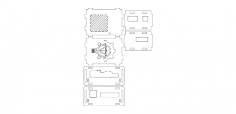 odroidxu4case3mm dxf File