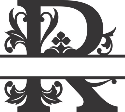 Regal Split Font R DXF File