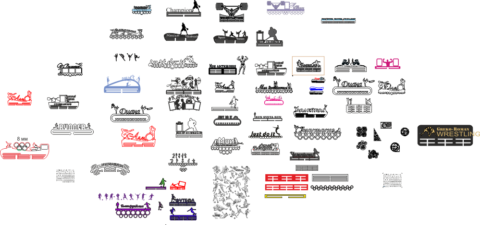 Personalised Medal Holder Collection Free Vector