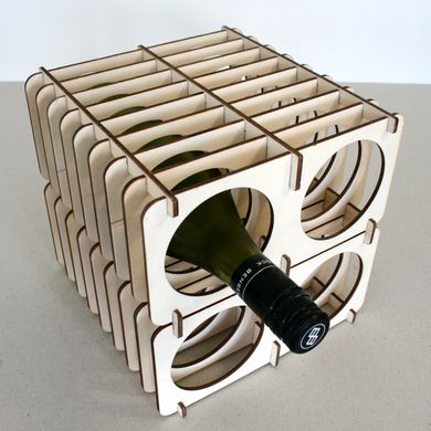 Flat Pack Wine Rack dxf File