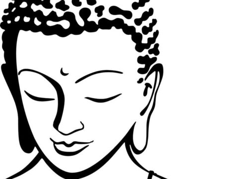 Budhha Face DXF File