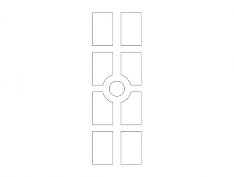 Mdf Door Design 19 dxf File