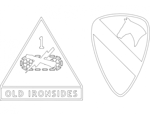1st Cavalry Division dxf File