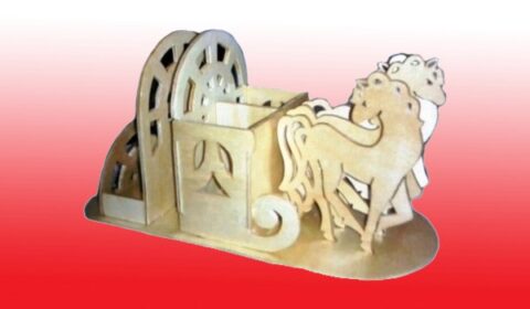 Stand Russian Troika Free Vector