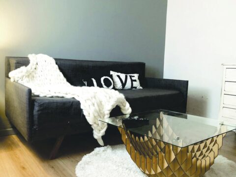 Laser Cut Waffle Table MDF Modern Furniture 5.5mm DXF File