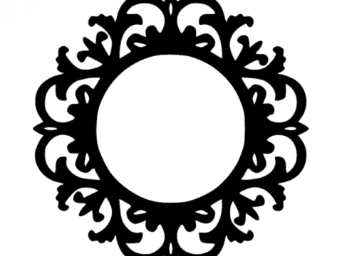 Mirror Frame dxf File