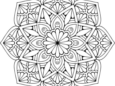 Mandala Floral Vector Free Vector