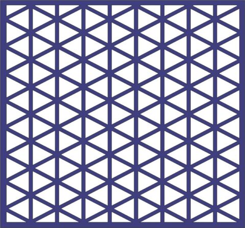 Repeating Triangle pattern dxf File
