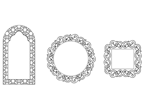 ayna seccade dxf File