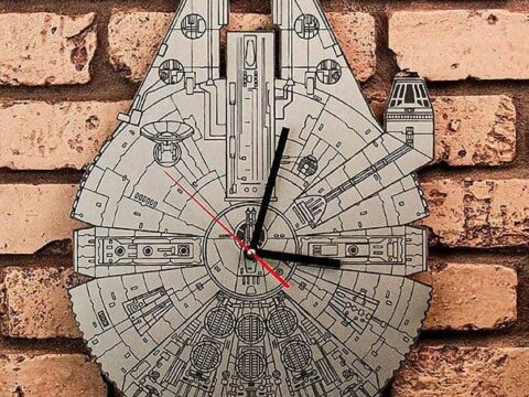 Star Wars Millennium Falcon Clock dxf File