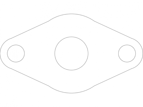 tubeflange1BarStock dxf File