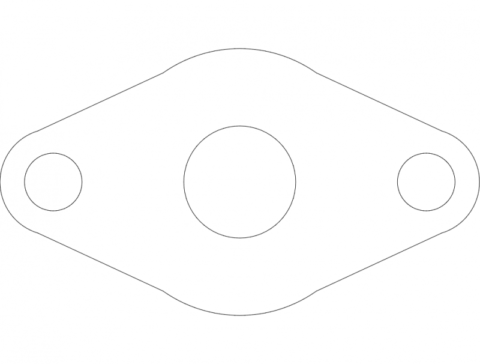 tubeflange1BarStock dxf File