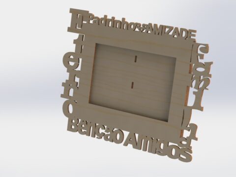 Frame Laser Cut DXF File