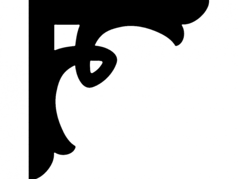 Corner Design Kron 0008 dxf File