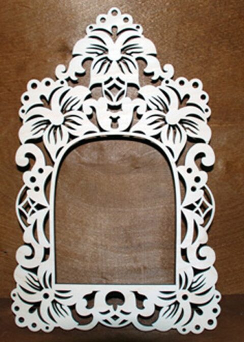 Laser Cut Decoration Frame Free Vector