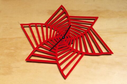 Laser Cut Acrylic Clock Face Free Vector