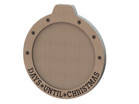 Advent Calendar Christmas Countdown DXF File