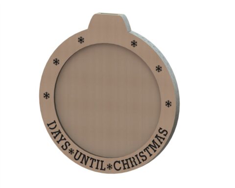 Advent Calendar Christmas Countdown DXF File