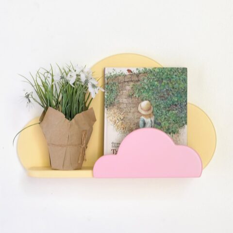 Laser Cut Cloud Shelf For Kids Room Free Vector