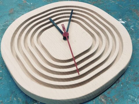 Step Clock CNC Router Plans PDF File