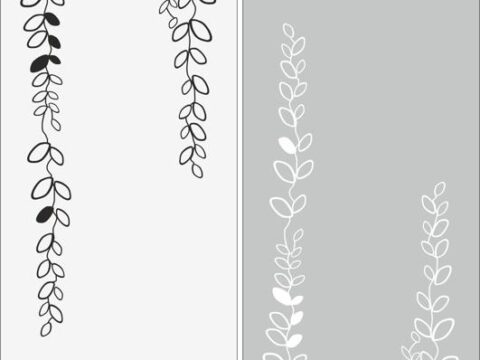Minimal Floral Pattern Free Vector