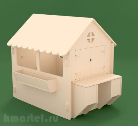 House Tenta Laser Cut Free Vector
