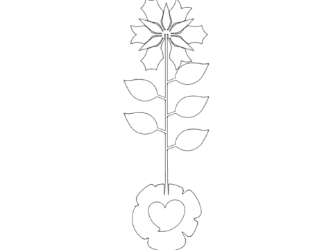 Roza dxf File