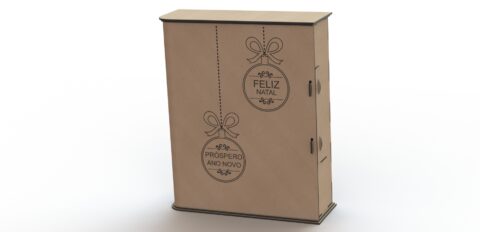 Laser cut box pattern Free Vector