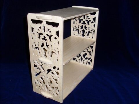 Three Tier Shelf Laser Cut PDF File