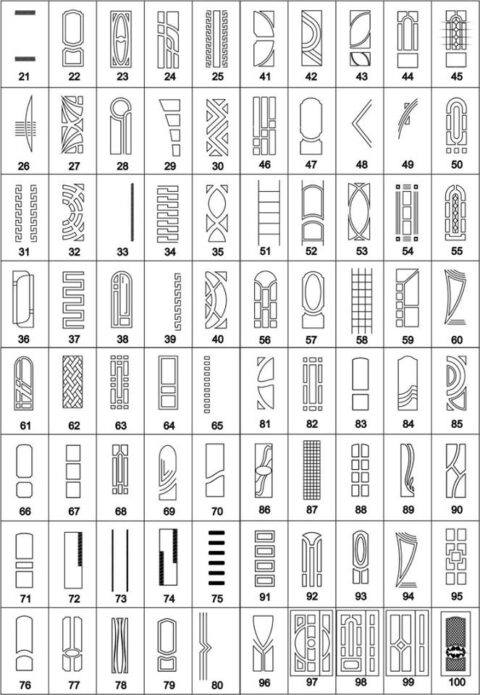 Awesome Interior Door Designs Free Vector