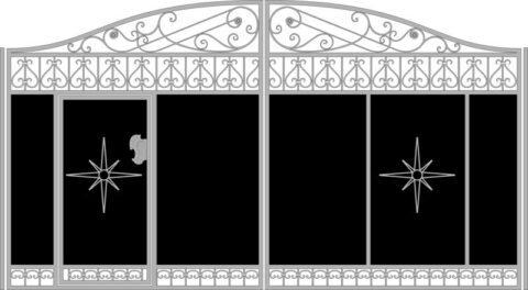 Vector Gate Wicket Fence Free Vector