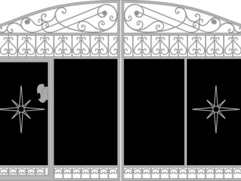 Vector Gate Wicket Fence Free Vector