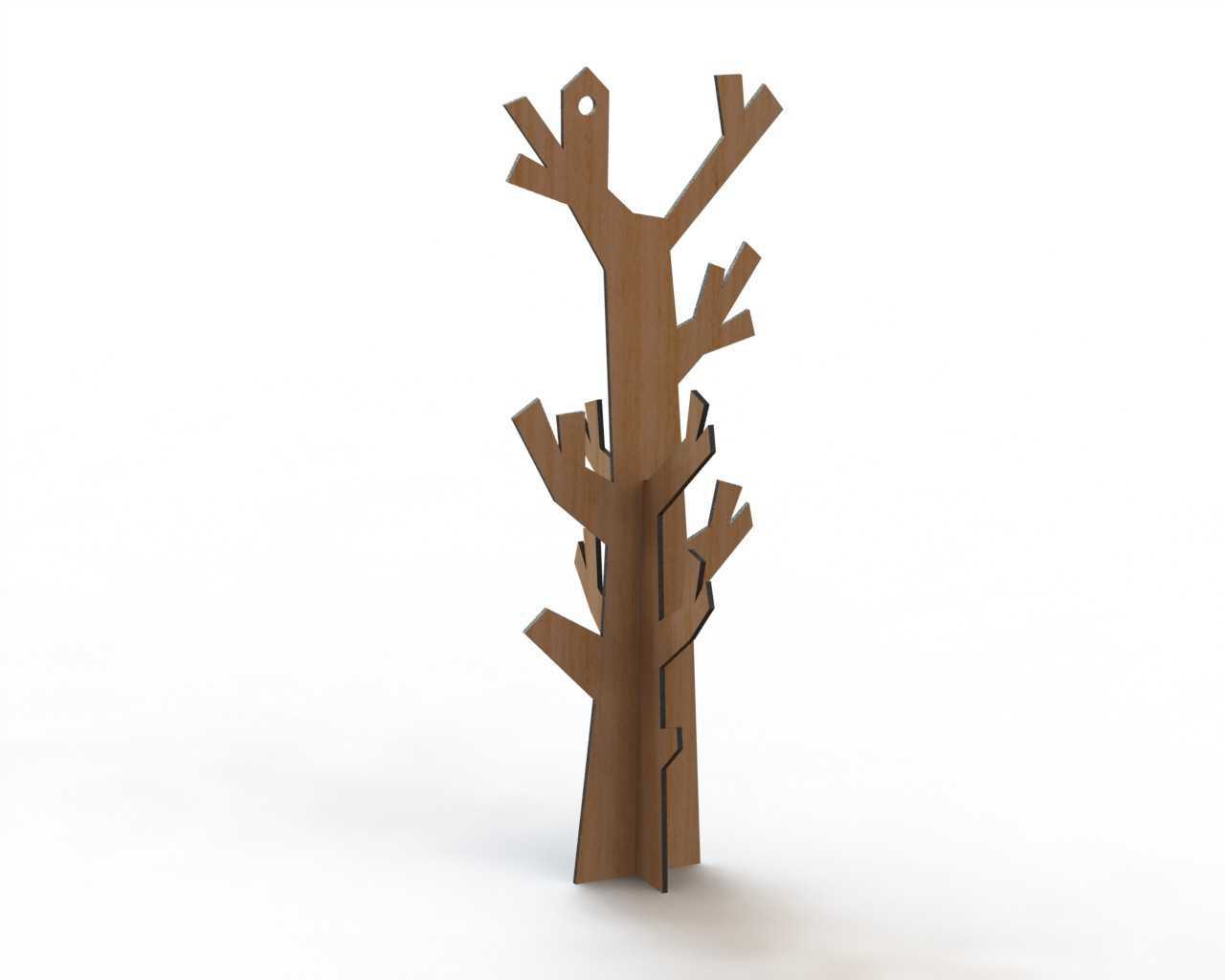 Coat Hanger Stand Free Vector - Cnc File