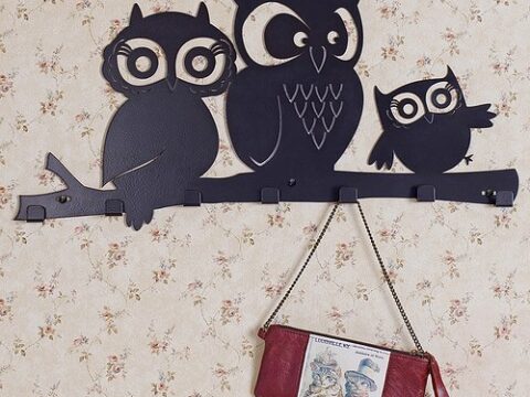 Owls Hanger Free Vector