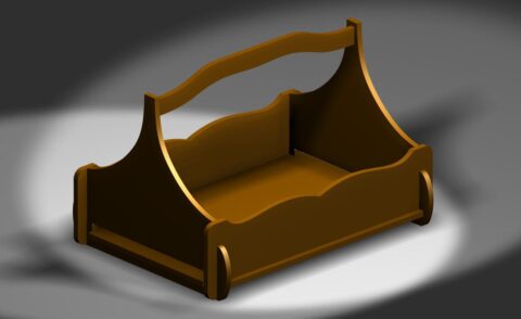 Ceste De Bebe dxf File