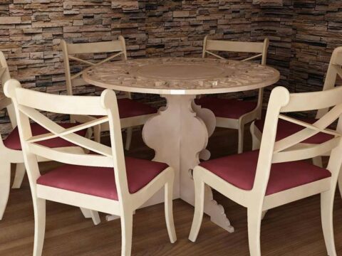 Masem Yemek Masasi dxf File