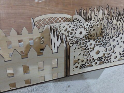 Decorative Baskets Laser Cut Free Vector