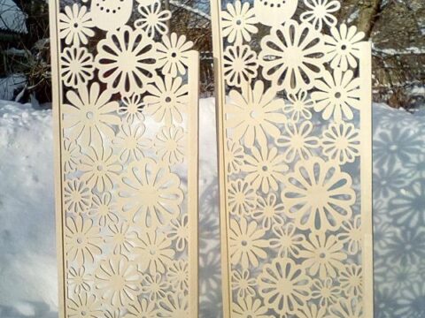 Butterfly Iron Gate Screen Laser Cut Free Vector