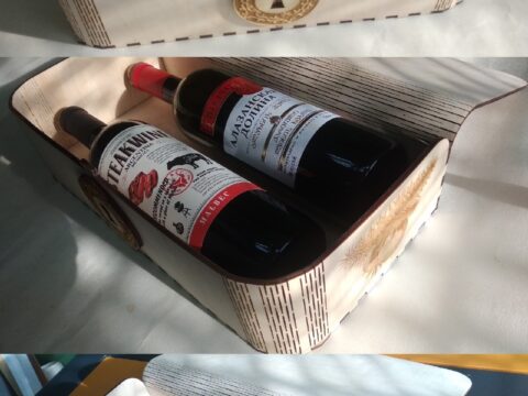 Laser Cut Box with Living Hinge Lid Free Vector