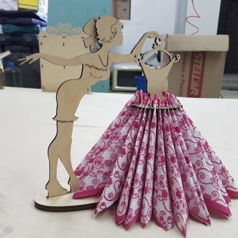 Napkin Holder Laser Cut Free Vector