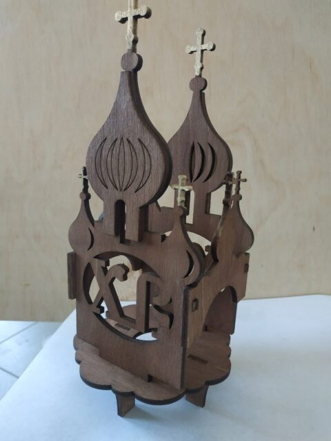 Laser Cut Cathedral Template Free Vector