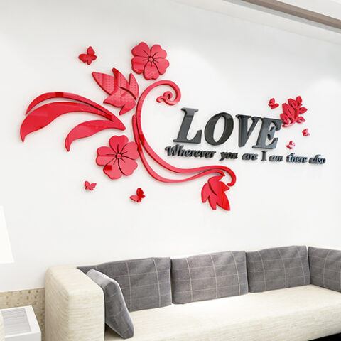 Love Wall Sticker Free Vector